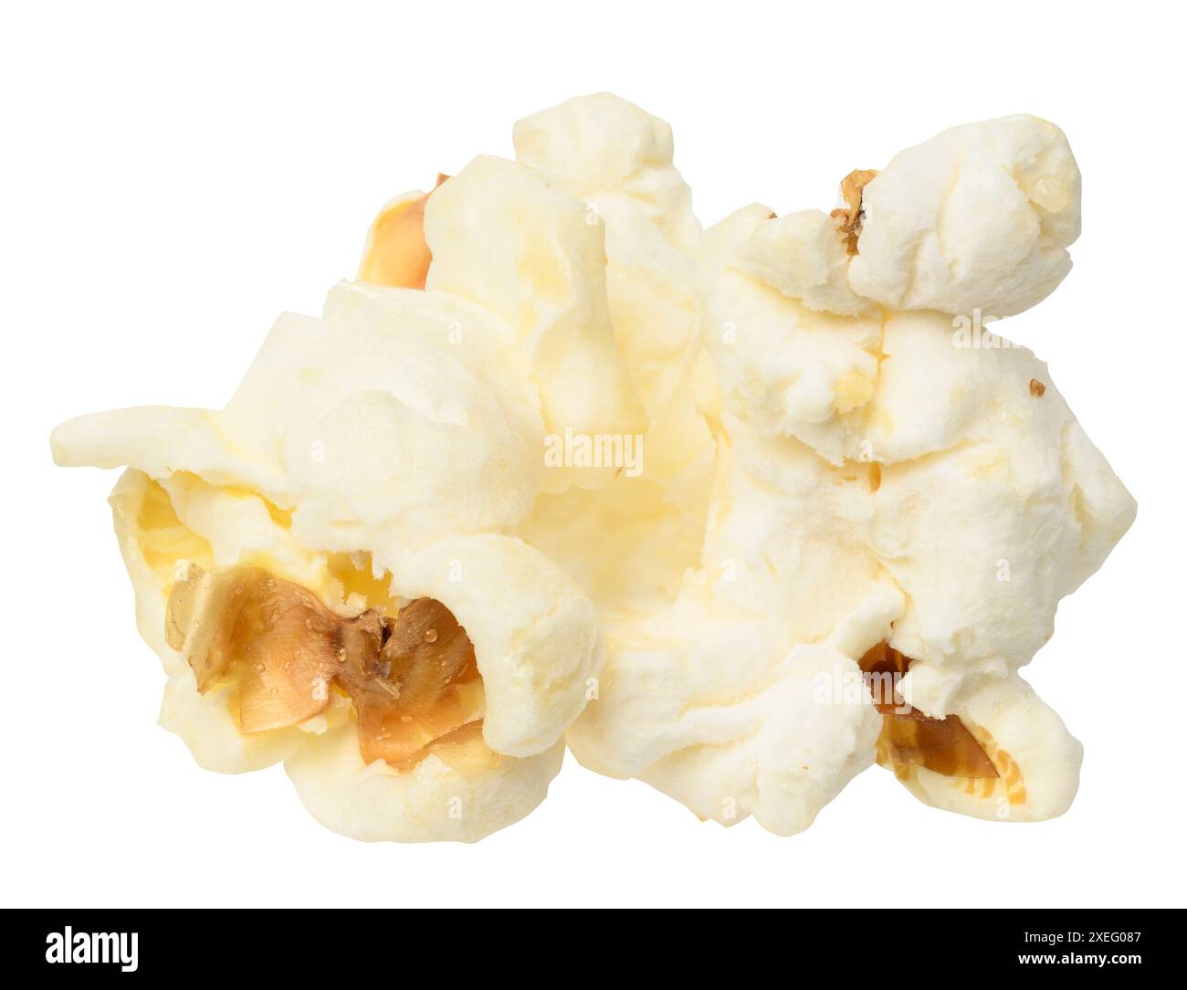 Sweet popcorn on isolated background Stock Photo
