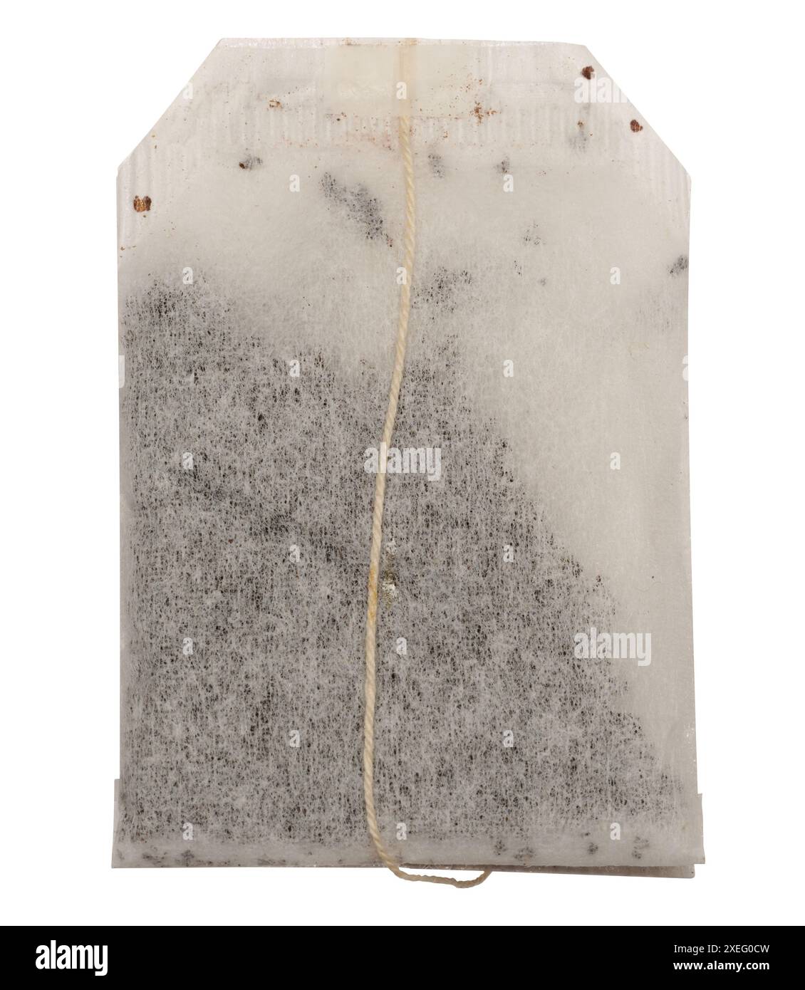 Disposable tea bag on isolated background Stock Photo