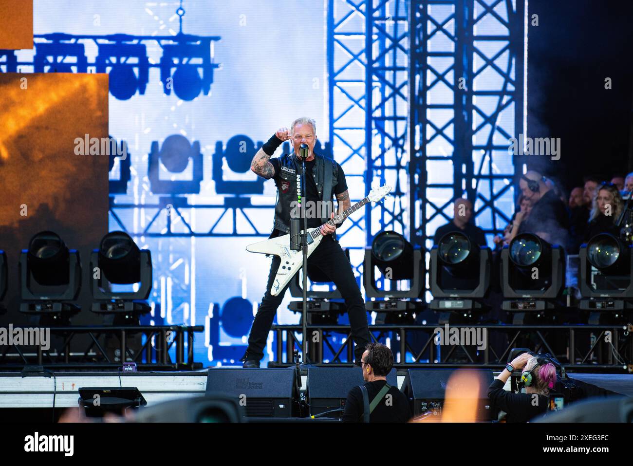 Oslo, Norway. 26th, June 2024. The American heavy metal band Metallica