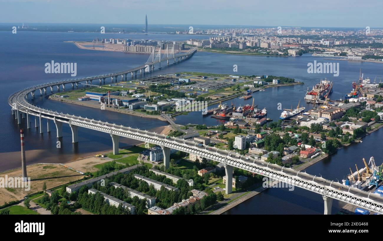 Aerial view center embankment city hi-res stock photography and images ...