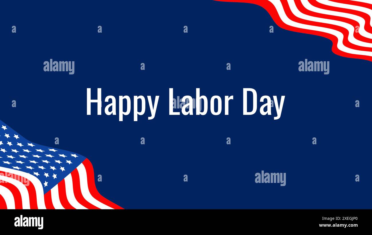 Labor Day USA. First Monday of September. Colors national flag. Concept