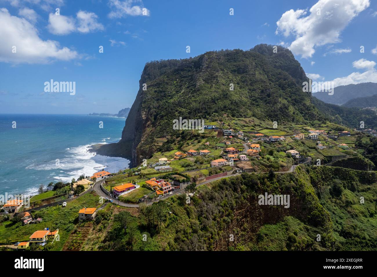 Aerial view lush hills hi-res stock photography and images - Alamy