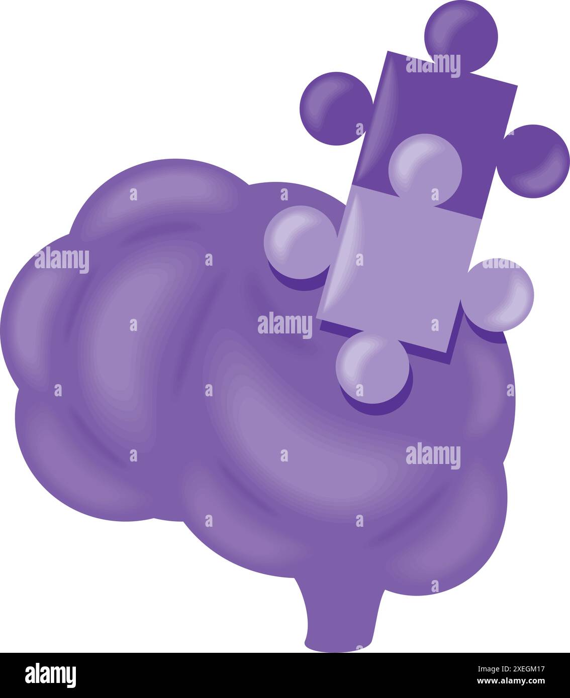 alzheimer disease human brain puzzle pieces Stock Vector Image & Art ...