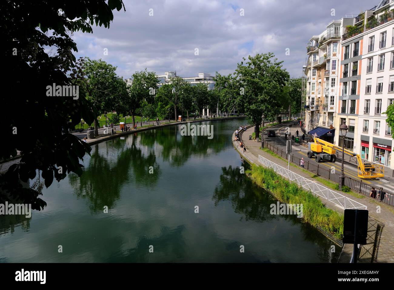 Cana Saint-Martine. Paris.France Stock Photo