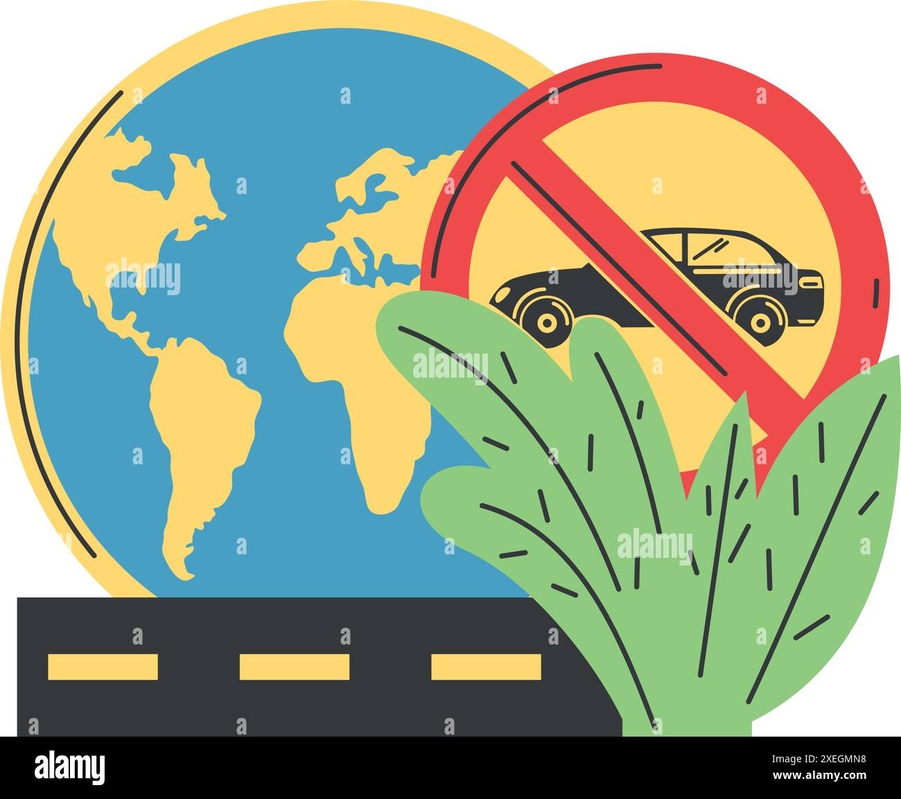 Car free day ecological hi-res stock photography and images - Alamy