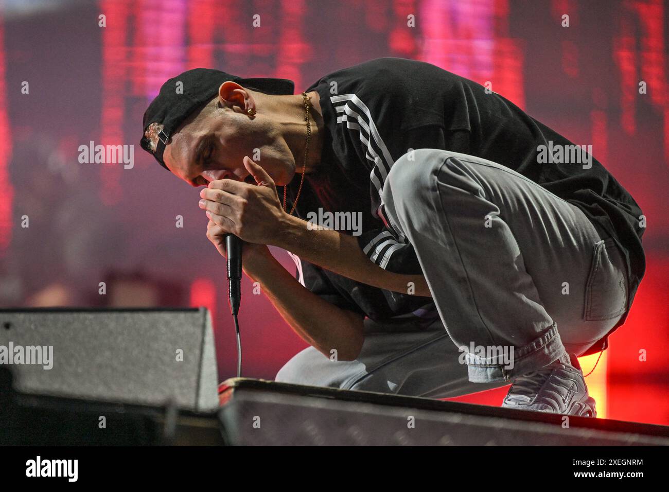 Landmvrks performing live at Hellfest Open Air Festival in Clisson ...