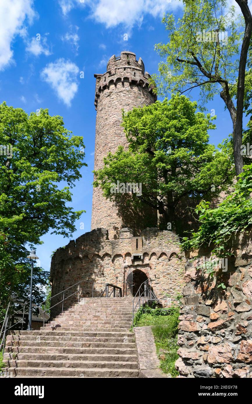 Auerbach Castle, Bensheim-Auerbach, Bergstrasse, Hesse Stock Photo