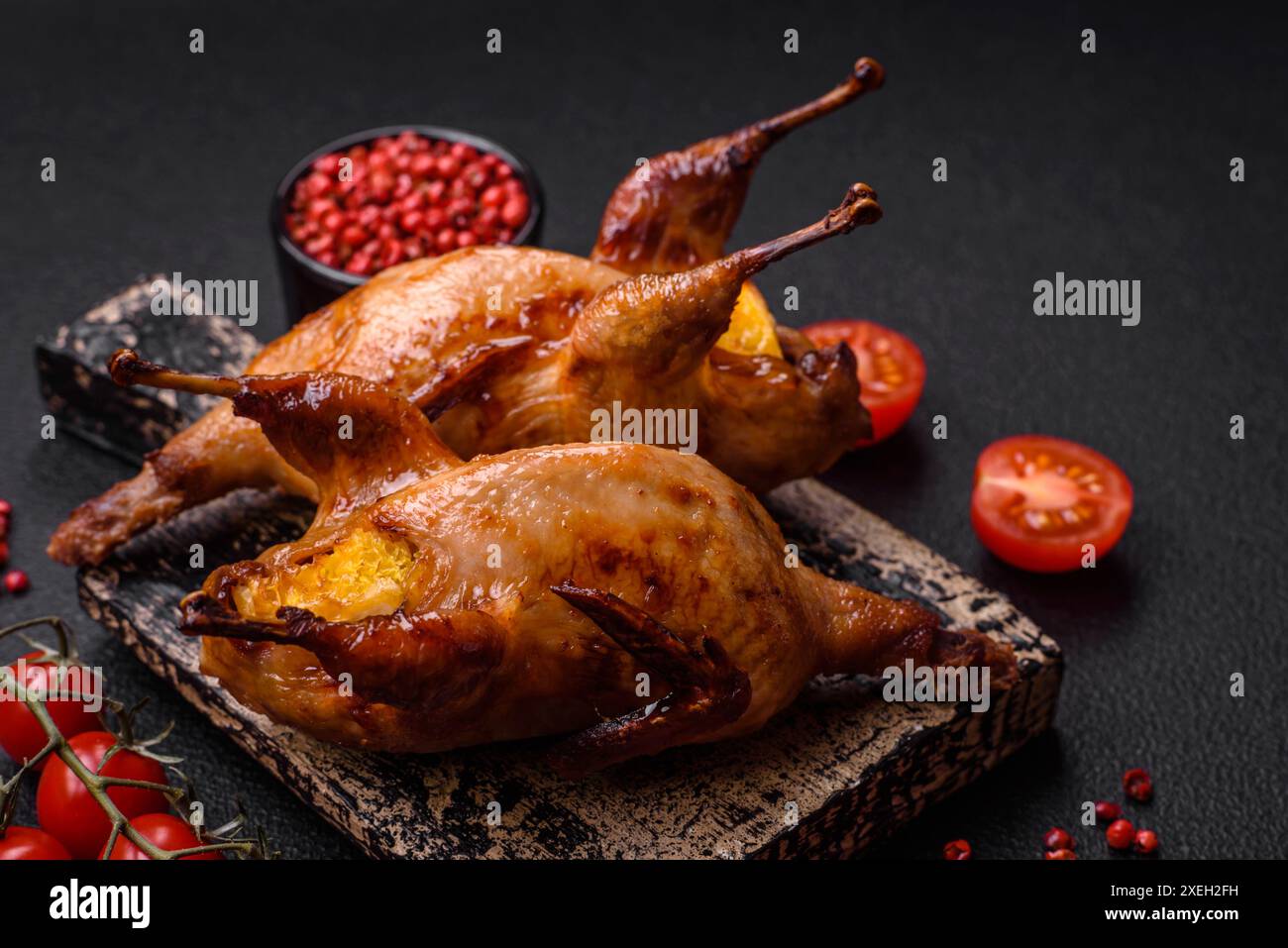 Cooked pigeon restaurant hi-res stock photography and images - Alamy