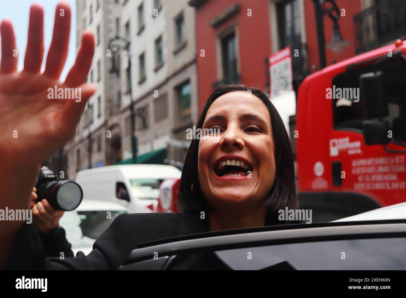 Non Exclusive Luz Elena Gonzalez, leaves after she was announced as new Secretary of Energy as
