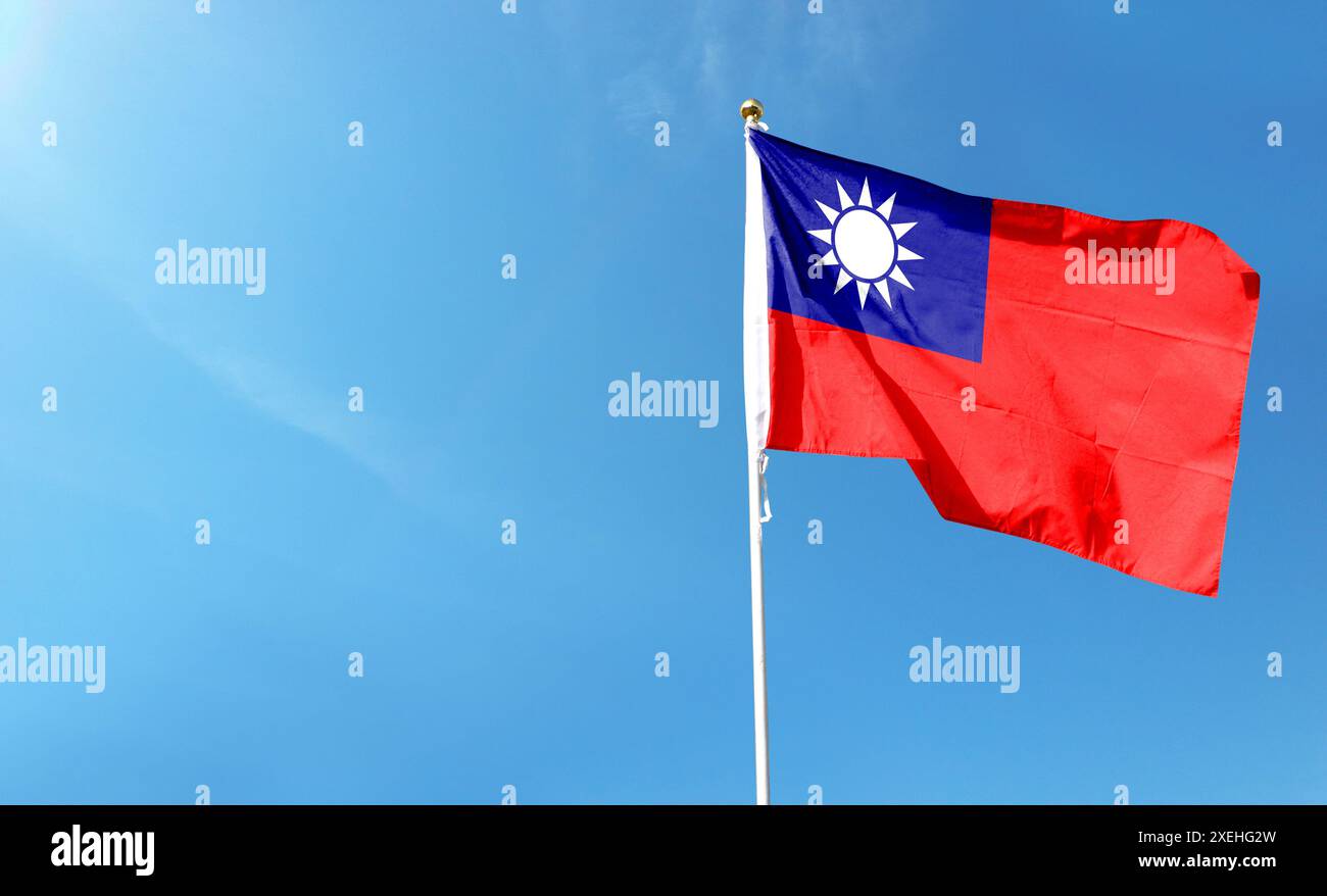 Waving his sides flag hi-res stock photography and images - Alamy
