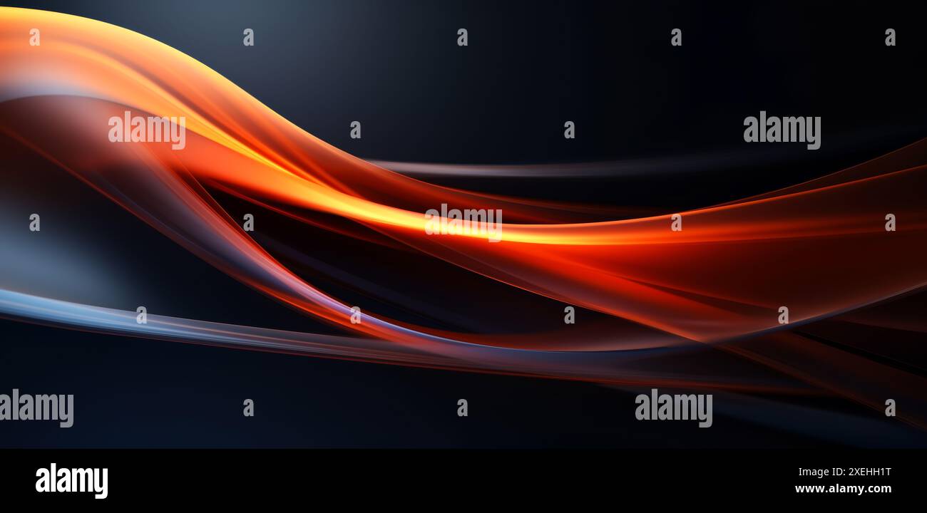 Gradient glowing lines dark hi-res stock photography and images - Alamy