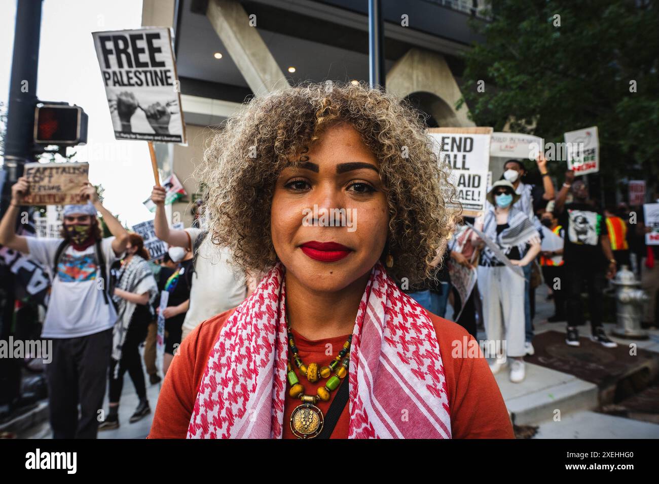 Atlanta, Georgia, USA. 27th June, 2024. 2024 presidential candidate