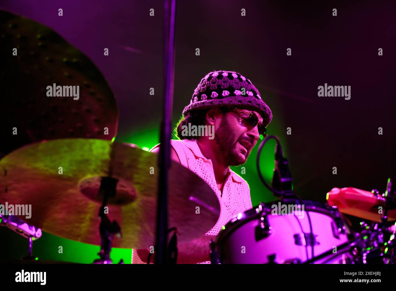 Toronto, Canada. 27th June, 2024. Yussef Dayes performs live in Toronto Credit: Bobby Singh/Alamy Live News Stock Photo