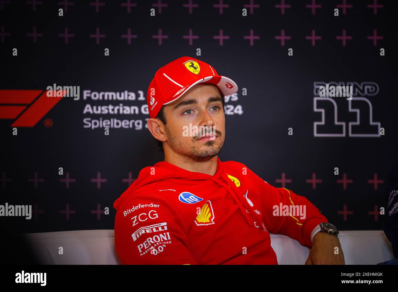 16 Charles Leclerc, (MON) Scuderia Ferrari during the Austrian GP