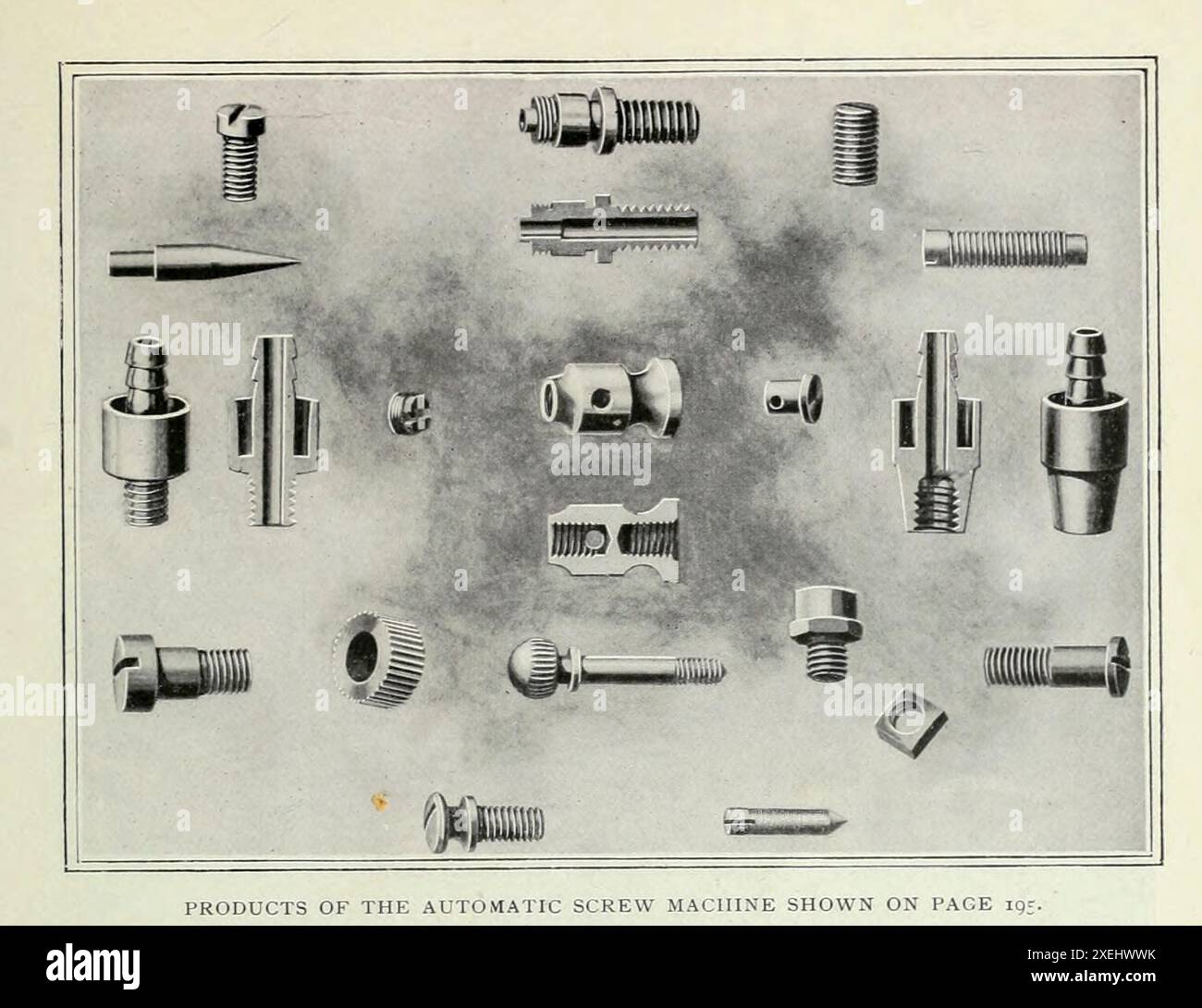PRODUCTS OF THE AUTOMATIC SCREW MACHINE.from the Article THE REVOLUTION ...