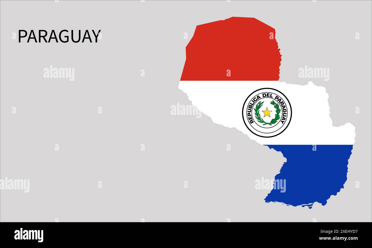 Paraguay Flag Map Official Color With Proportion Fully Editable paraguay-flag-map-official-color-with-proportion-fully-editable