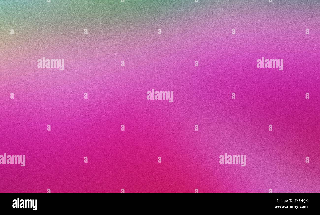 Pink and green hues blended in abstract grainy textured background Stock Photo