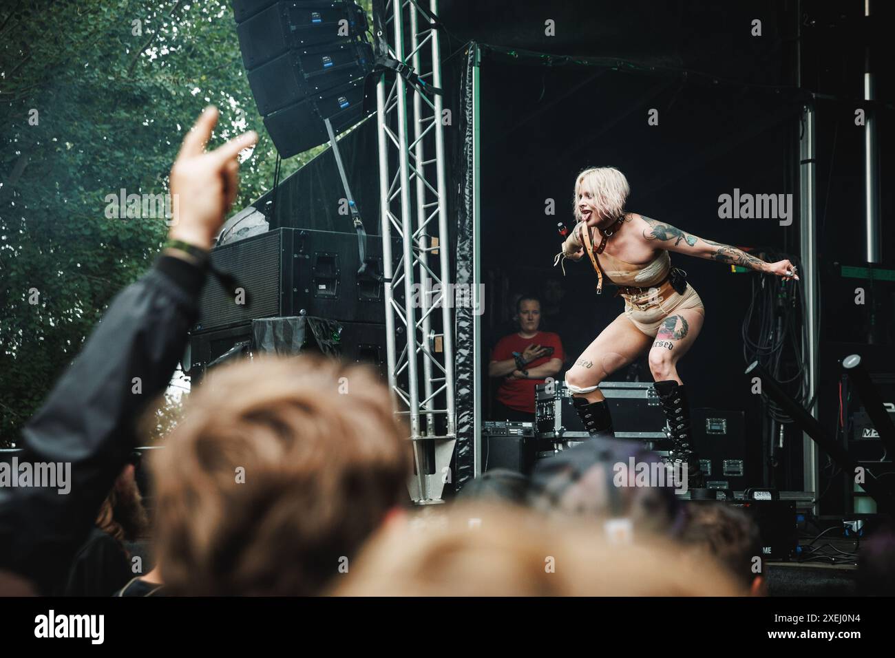 Copenhagen, Denmark. 22nd, June 2024. The German rapper Mimi Barks ...