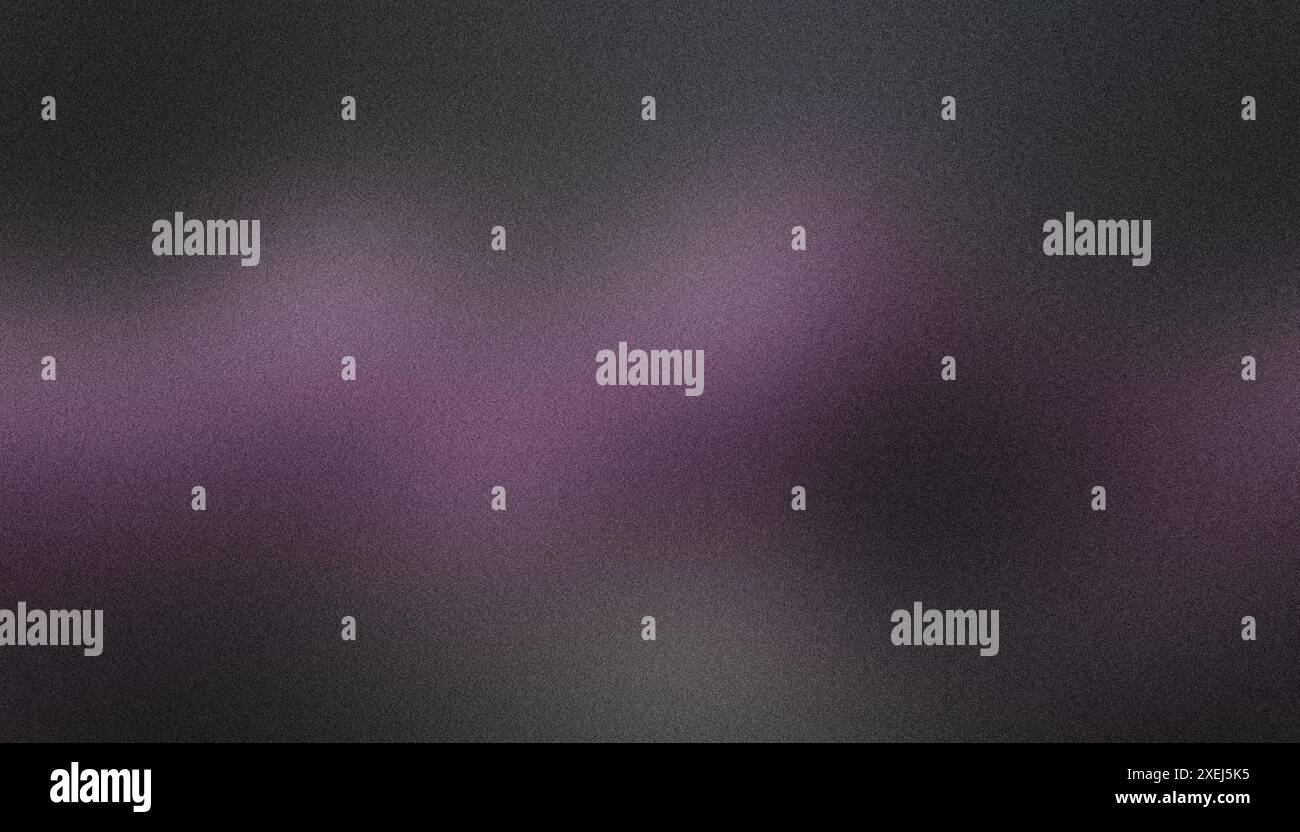 Subtle gradient from dark to purple hues with a gritty, grainy texture Stock Photo