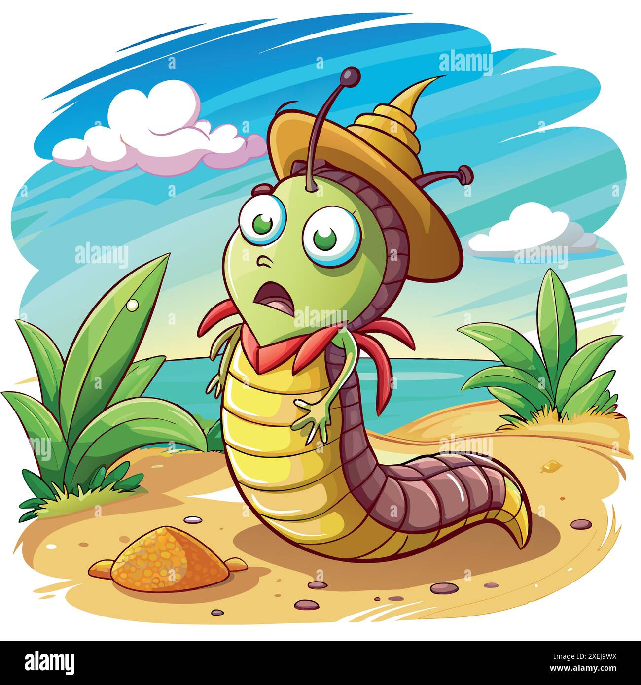 Beach insects Stock Vector Images - Alamy