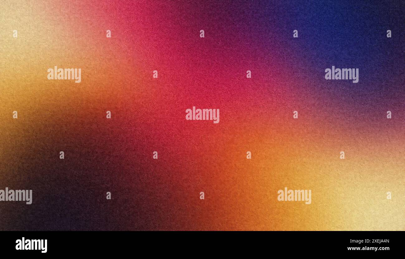 Textured background with a colorful gradient and subtle grain effect Stock Photo