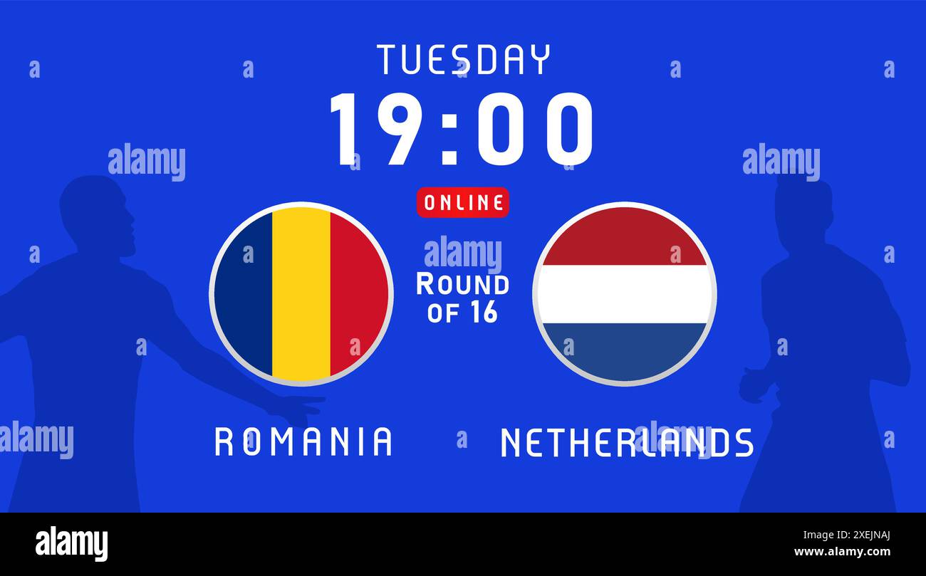 Netherlands romania euro 2024 Stock Vector Images Alamy