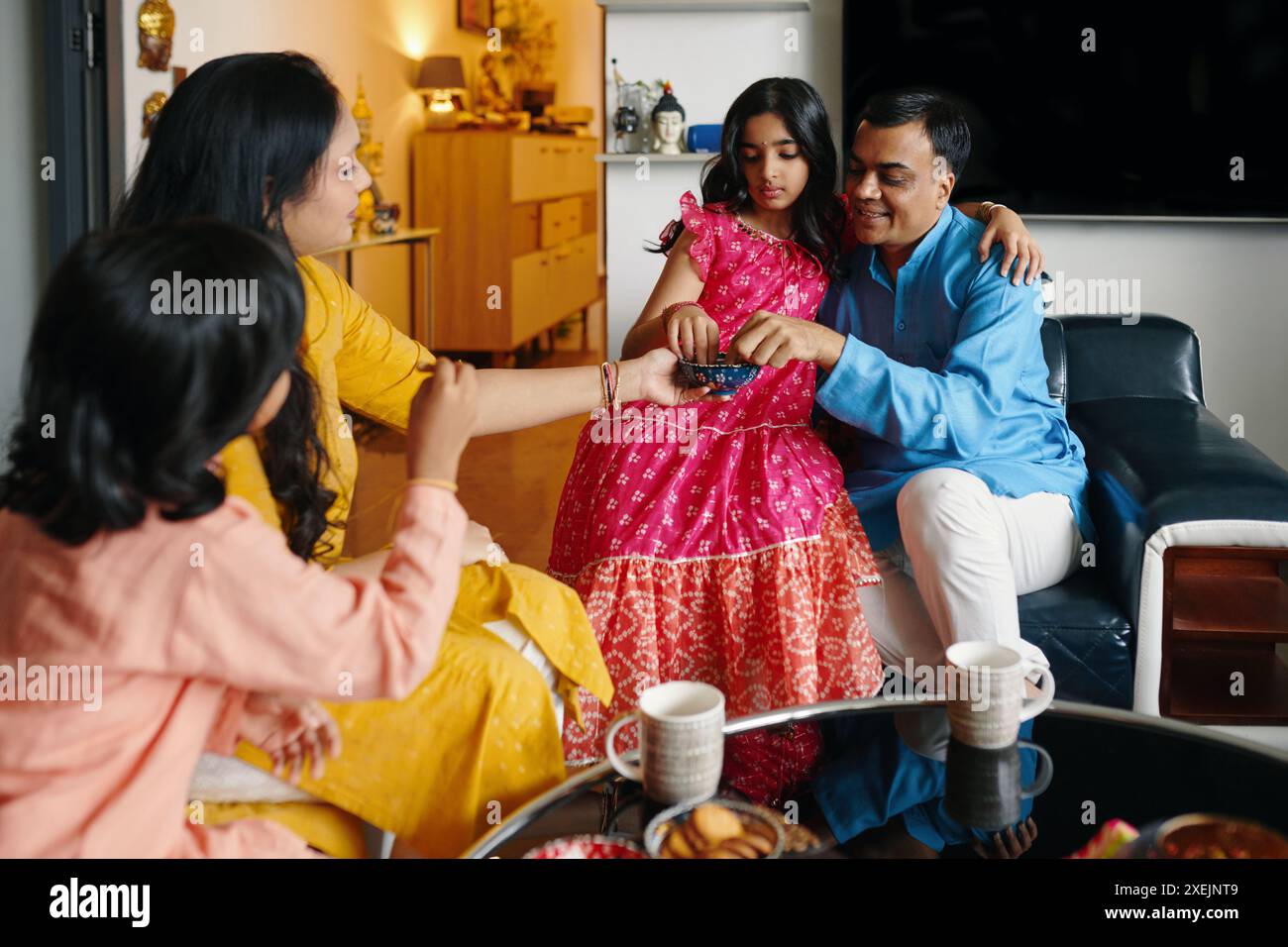 Indian man eating home hi-res stock photography and images - Alamy