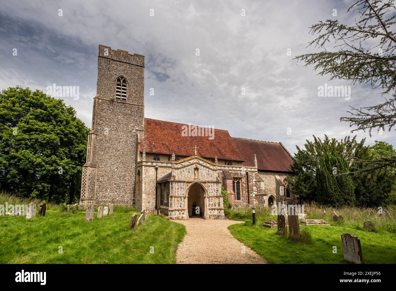 Huntingfield, June 20th 2024: St Mary's Church Stock Photo - Alamy