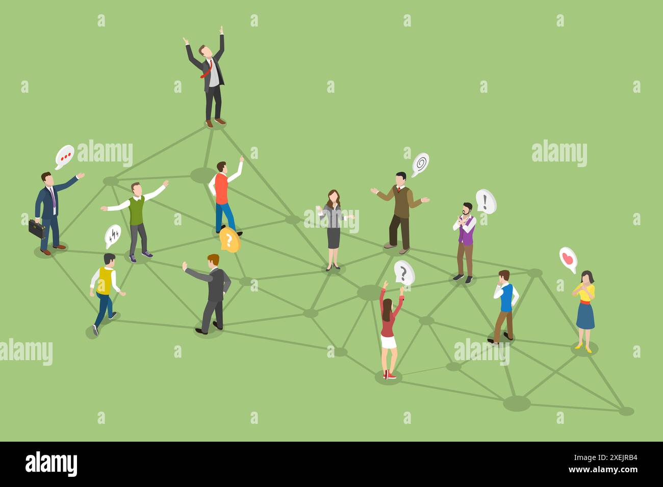 3D Isometric Flat Conceptual Illustration of Sociology And Anthropology ...