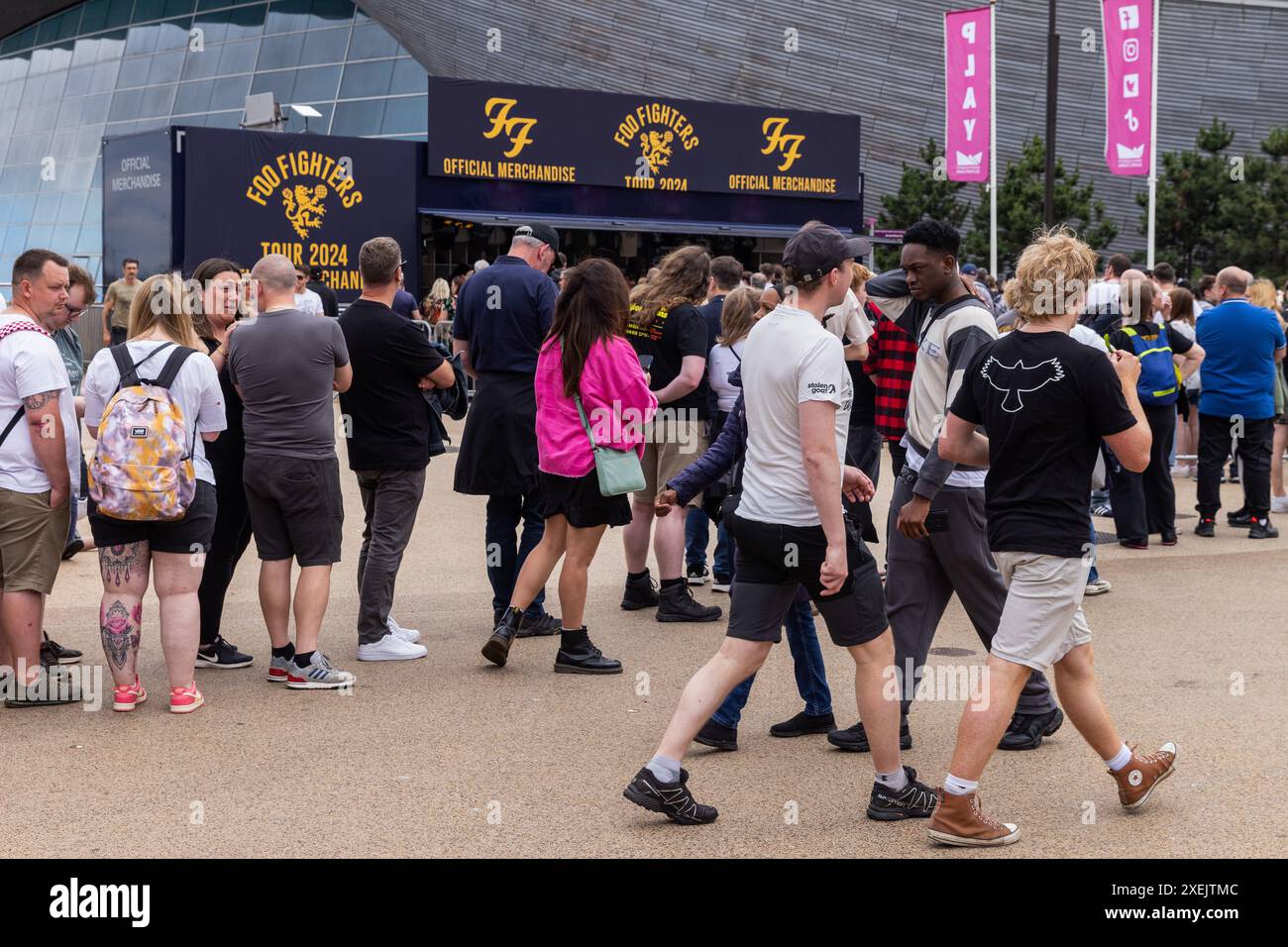 London, UK. 22nd June, 2024. A shop selling official merchandise for