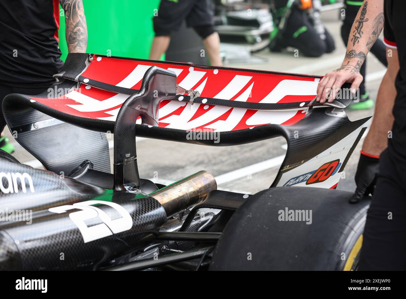 Spielberg, Austria, 28/06/2024, Haas F1 Team VF-24 Ferrari, Mechanical ...