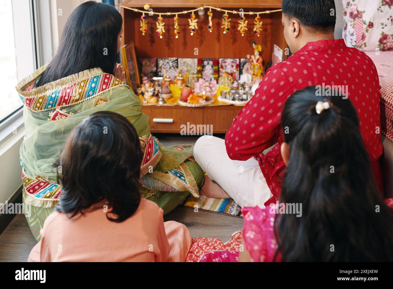 Hindu altar home hi-res stock photography and images - Alamy