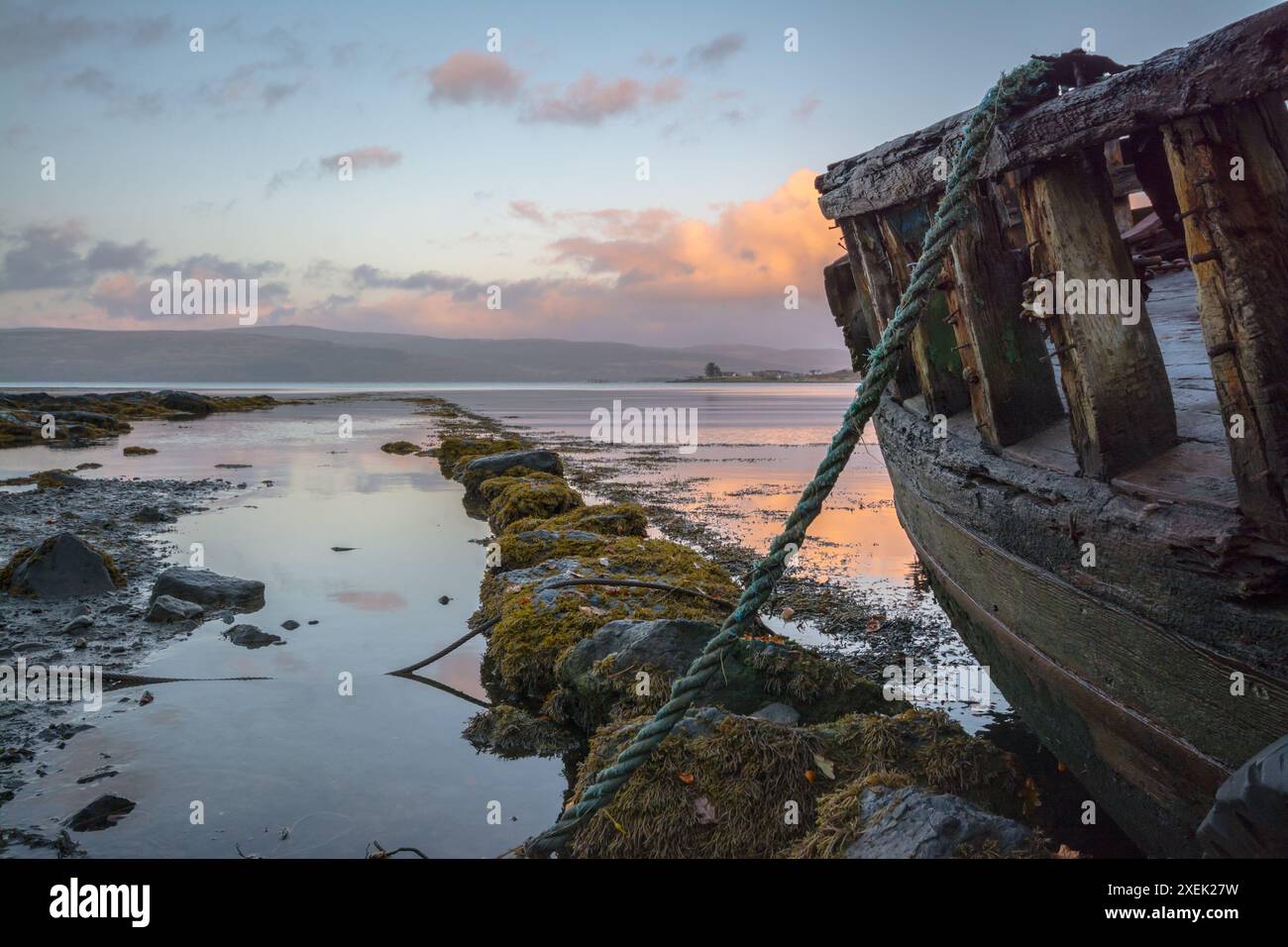 Abandoned Fishing Boat #2C Stock Photo - Alamy
