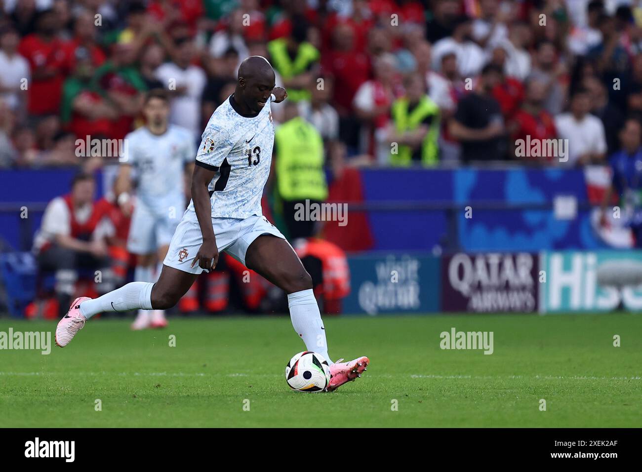 Danilo Pereira of Portugal in action during the Uefa Euro 2024 Group F match between Georgia and Portugal at Arena AufSchalke on June 26, 2024 in Gelsenkirchen, Germany . Stock Photo