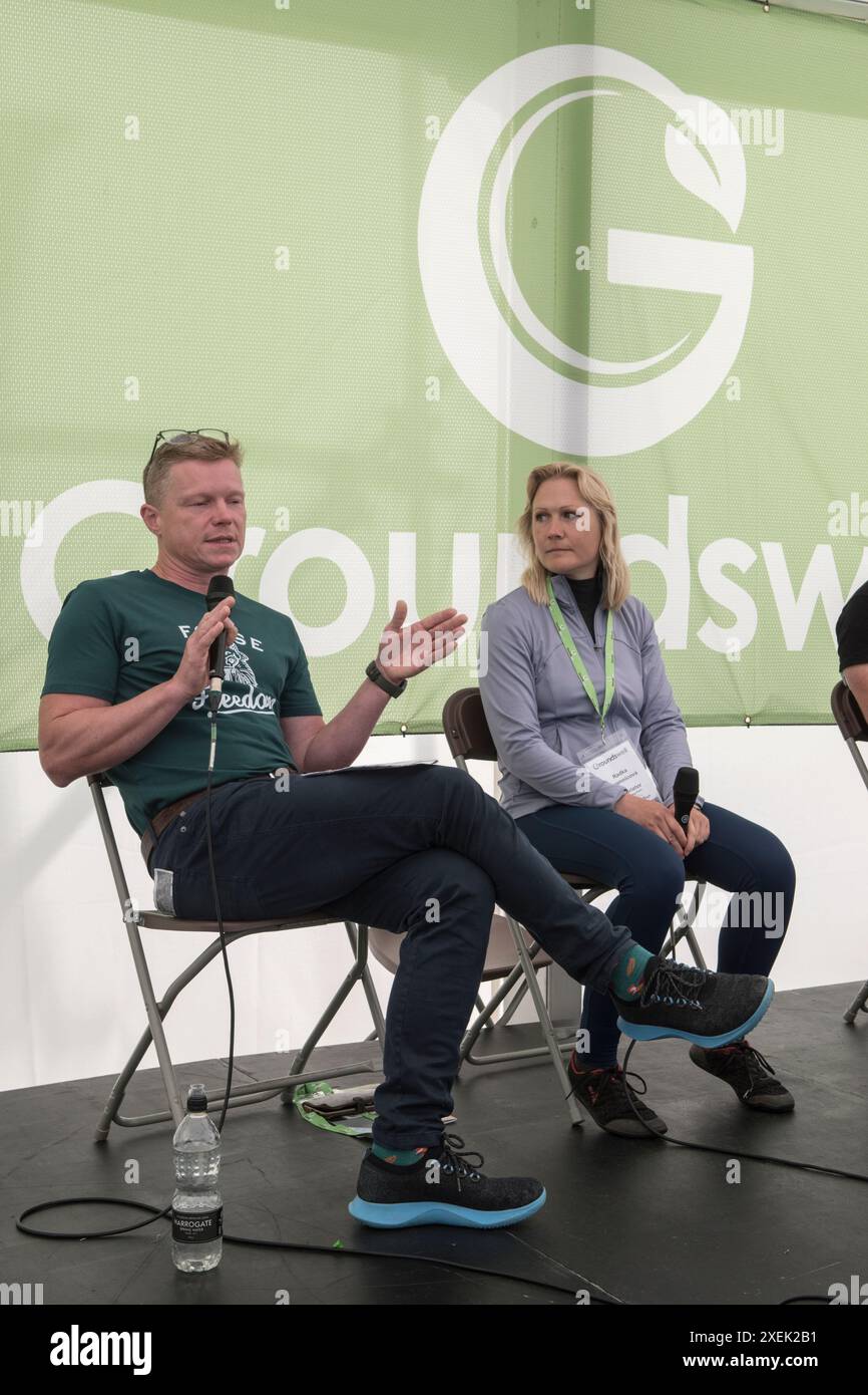 Groundswell. Jacob Sykes Fosse Meadows, Dr Radka Gromnicova Nature Way Farm. The Regenerative