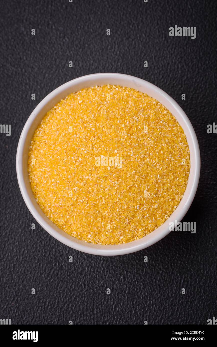 Corn grains or particles are yellow in color when raw Stock Photo - Alamy