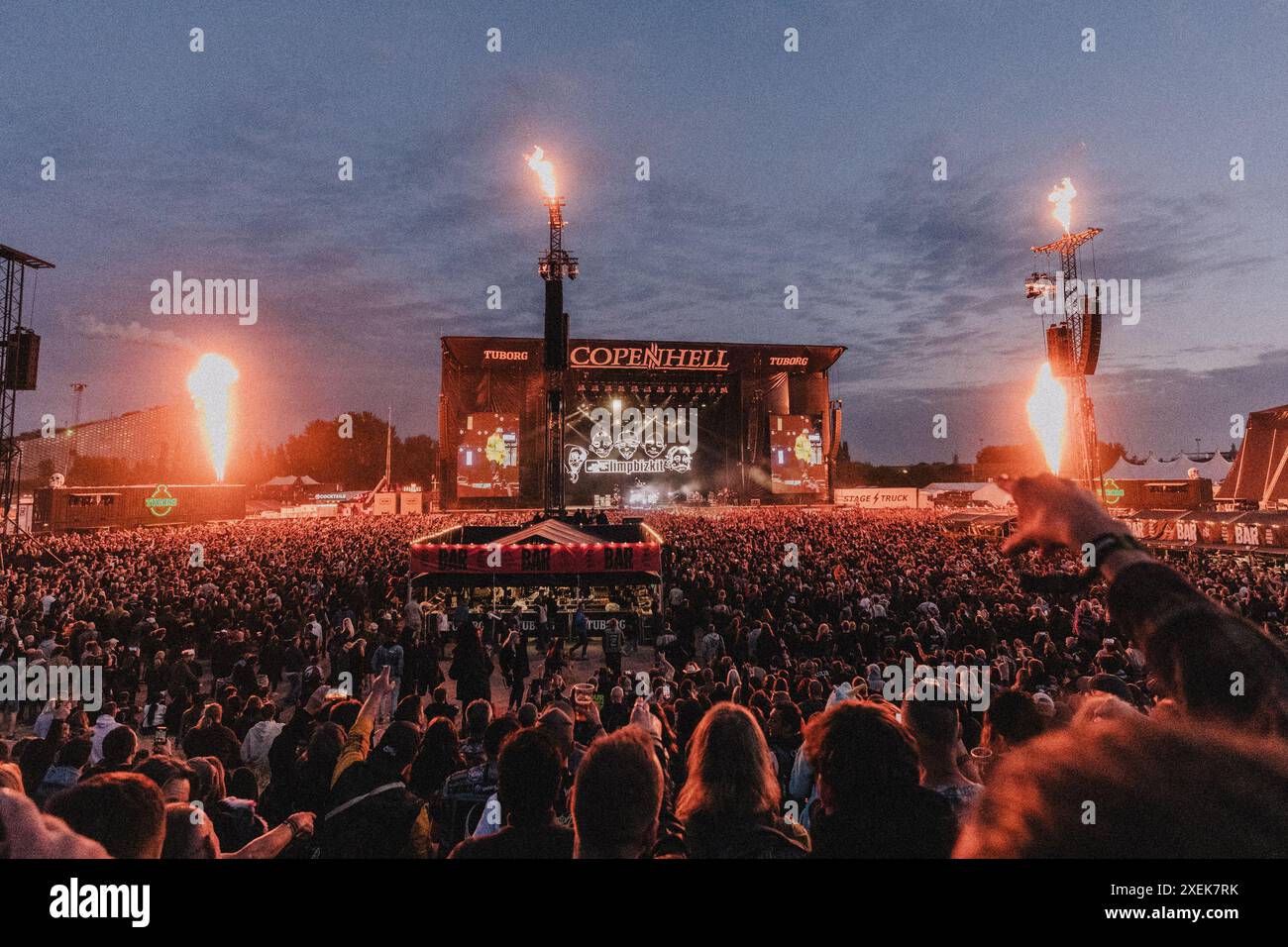 Copenhagen, Denmark. 20th, June 2024. The stage area seen at a live