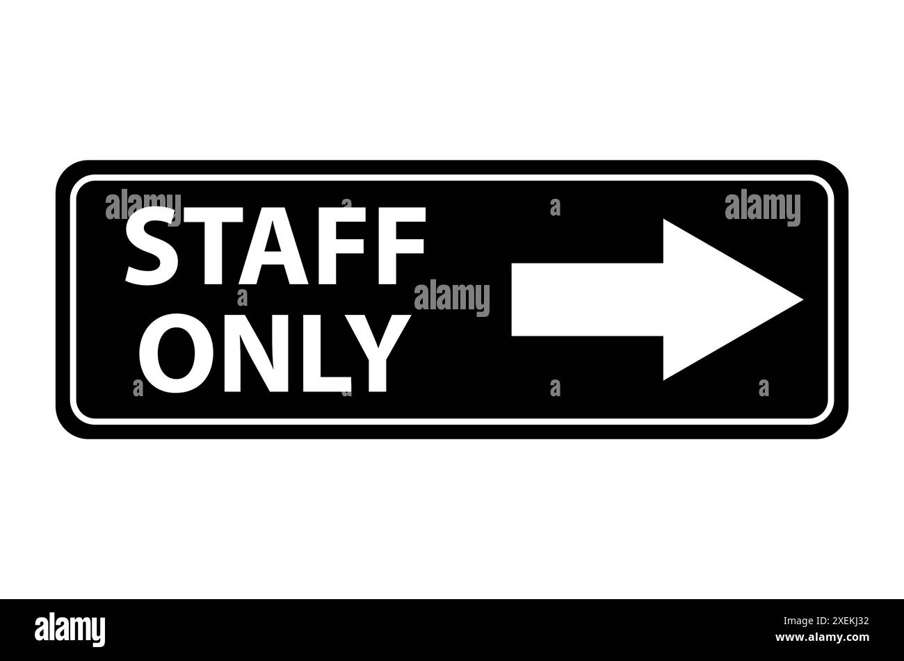 Only staff icon, danger zone symbol, safety entry person sign vector ...