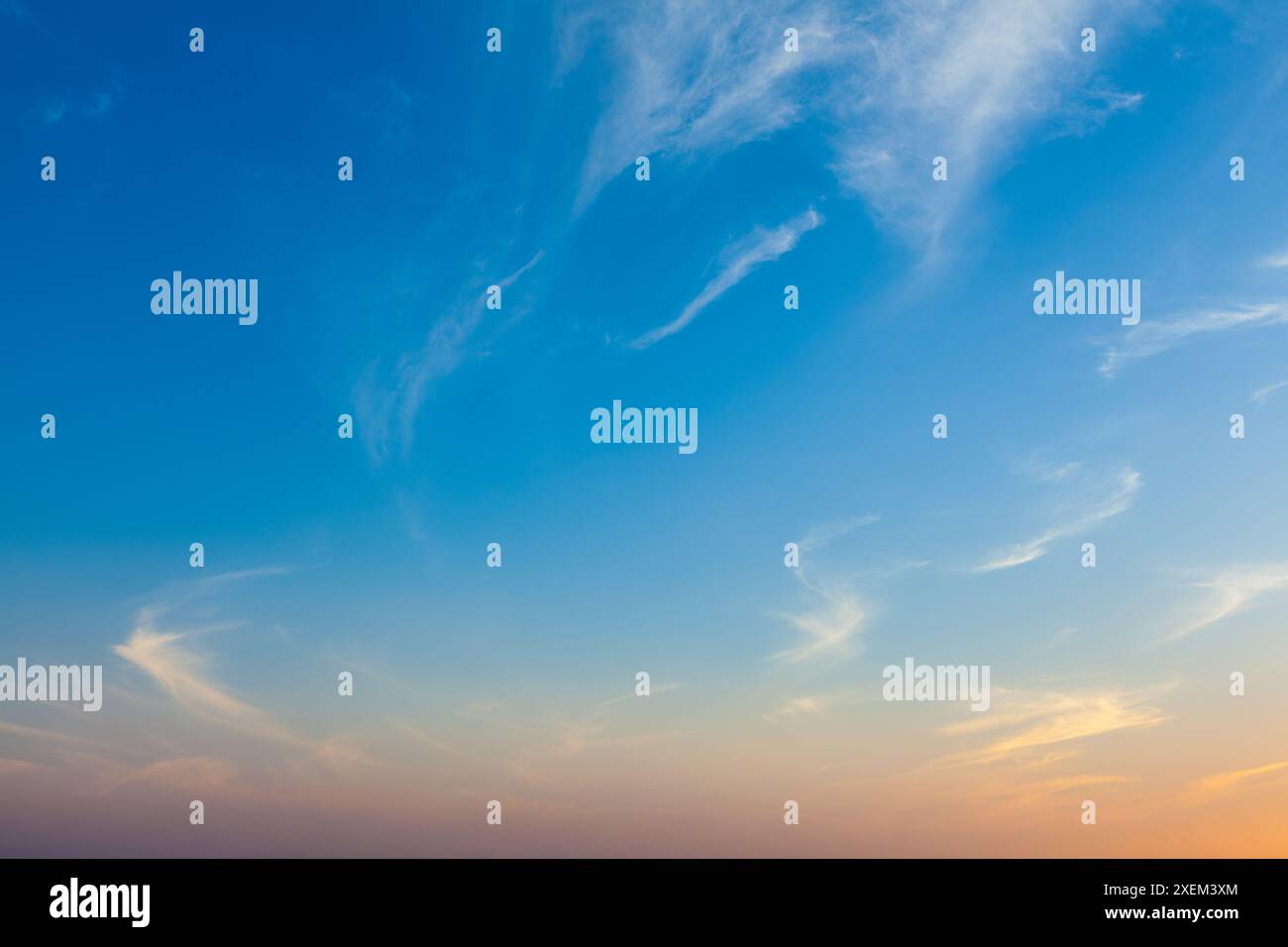 Sunset sky background Stock Photo - Alamy