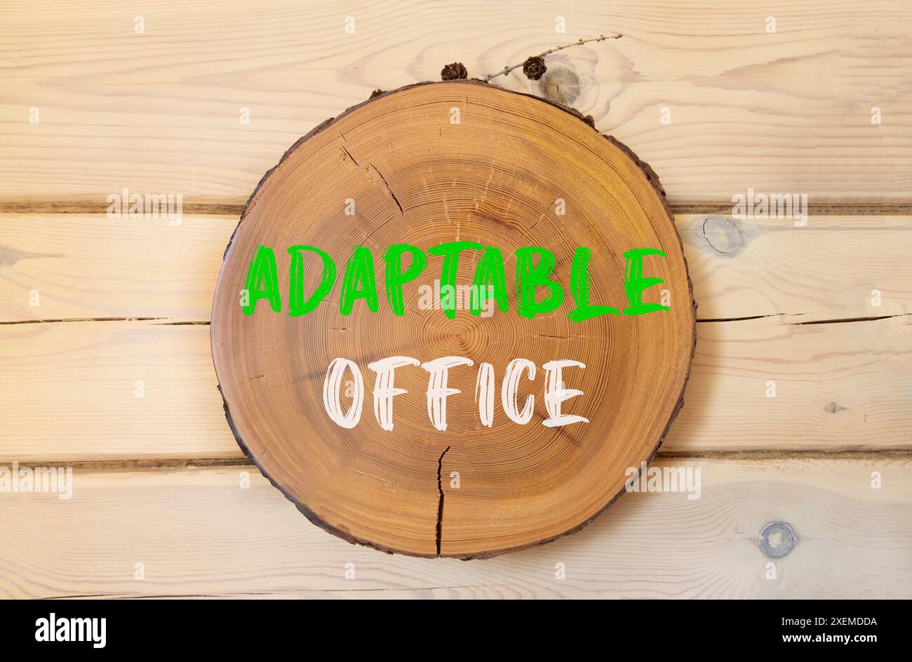 Adaptable office symbol. Concept words Adaptable office on beautiful ...