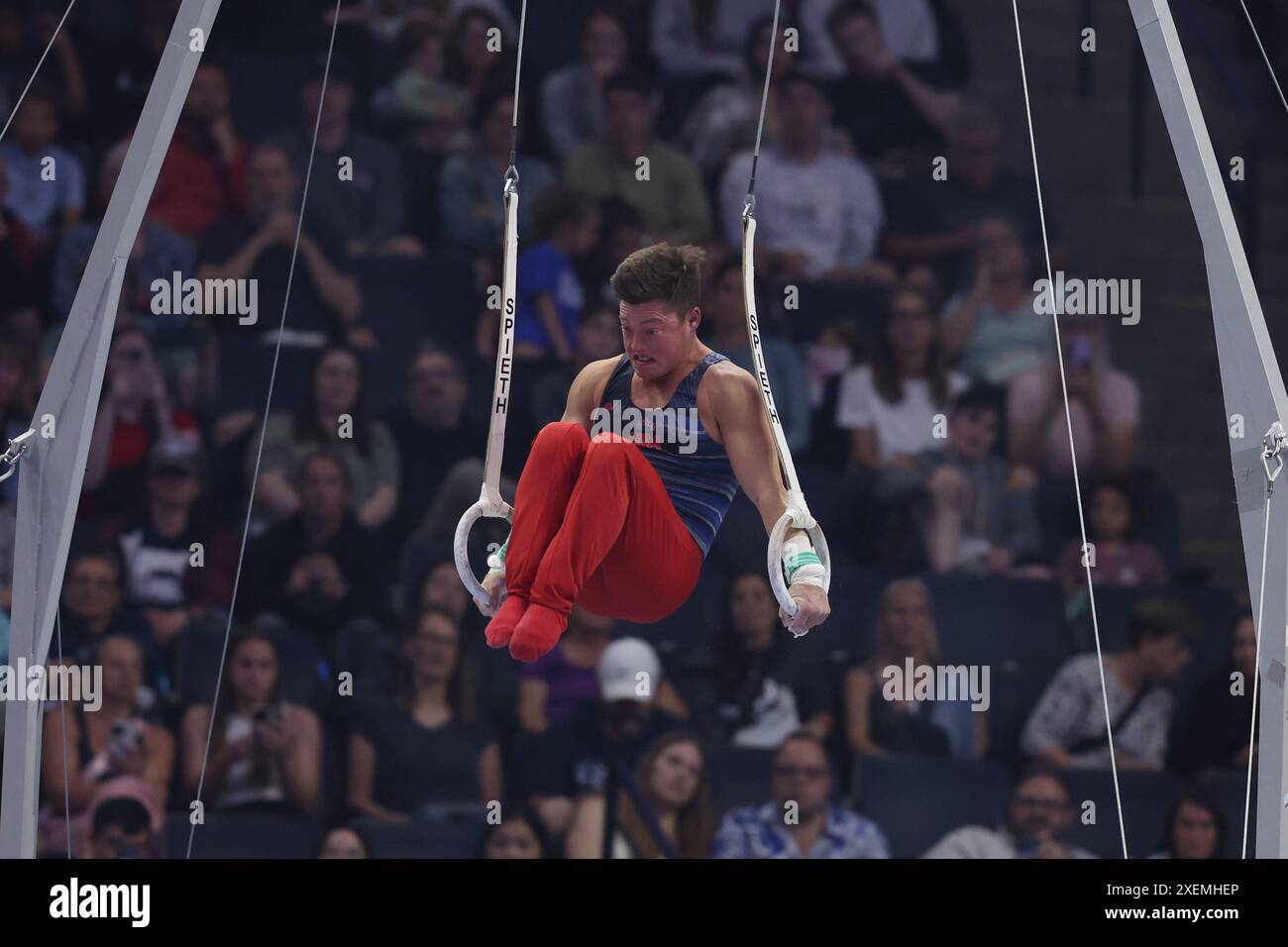 June 27, 2024: Gymnast Alex Diab during the 2024 U.S. Olympic Trials ...