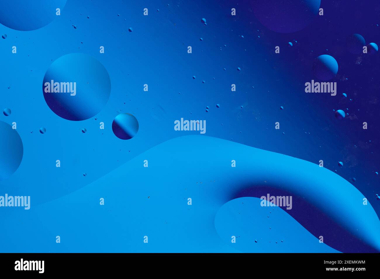Abstract gradient background with smooth lines and circles of blue ...