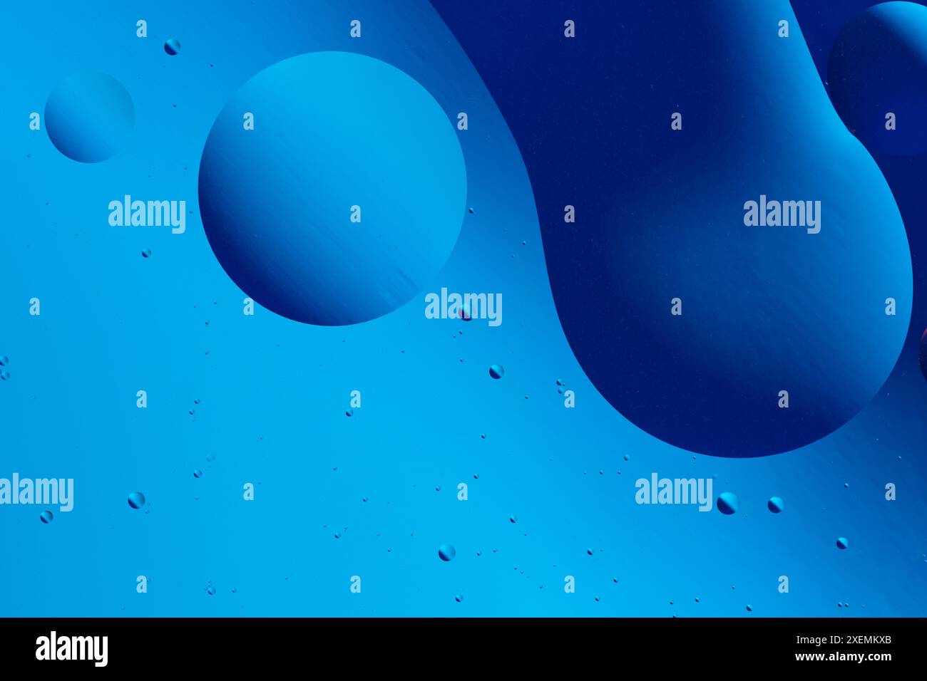 Abstract gradient background with smooth lines and circles of blue ...