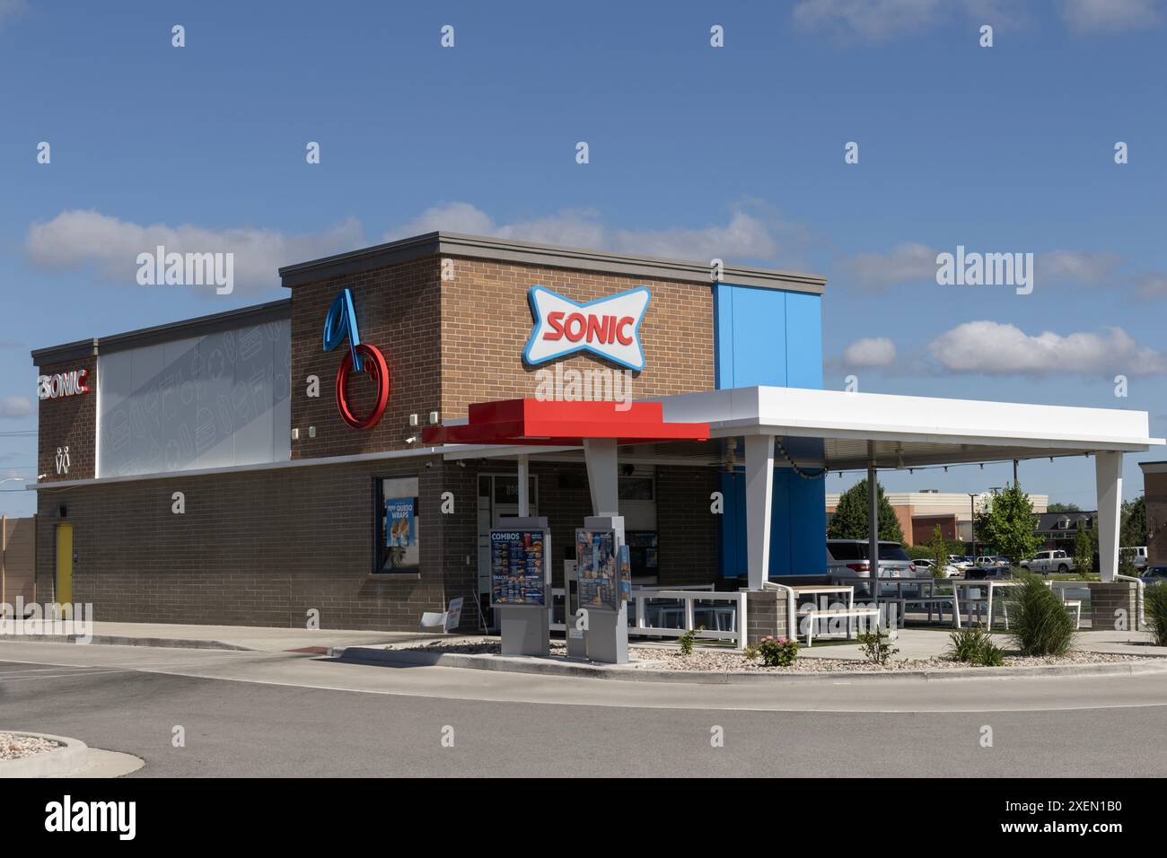 Crown Point June 27, 2024 Sonic DriveIn Fast Food Location. Sonic