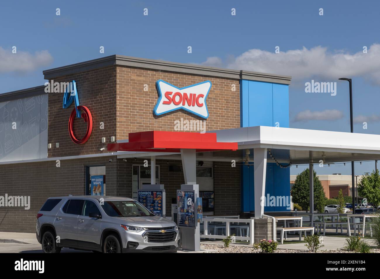 Crown Point June 27, 2024 Sonic DriveIn Fast Food Location. Sonic