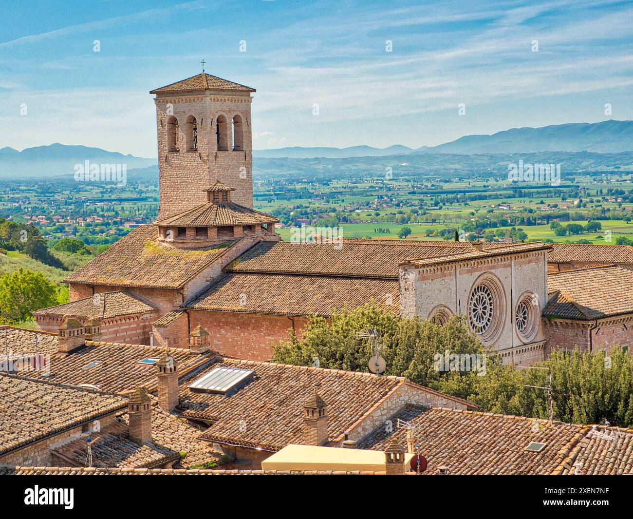 Assisi valley view of assisi hi-res stock photography and images