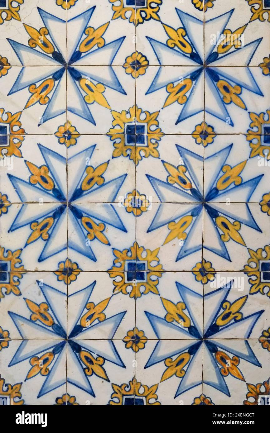 Lisbon, Portugal. Traditional Portuguese Azulejo ceramic tiles Stock ...