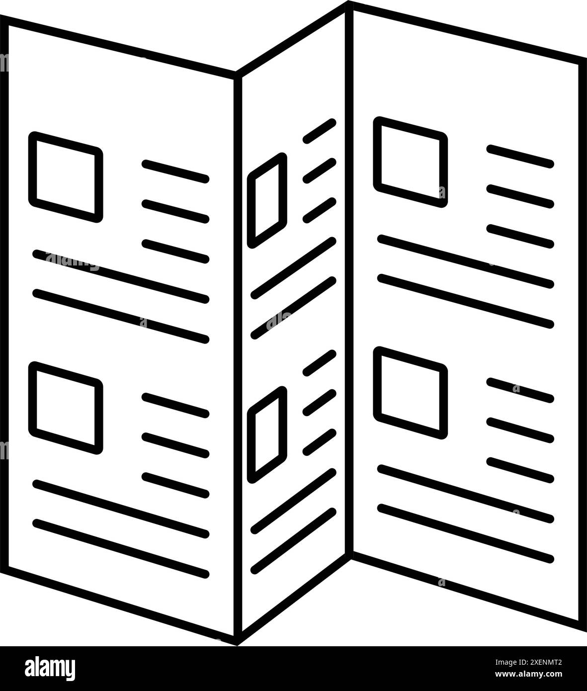 Internet catalog icon outline hi-res stock photography and images - Alamy