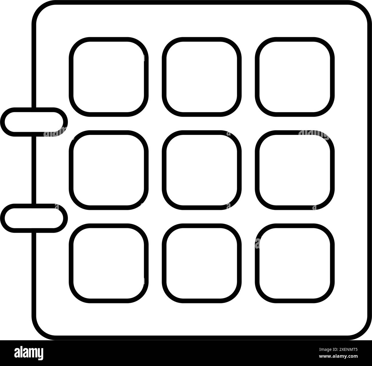 Internet catalog icon outline hi-res stock photography and images - Alamy
