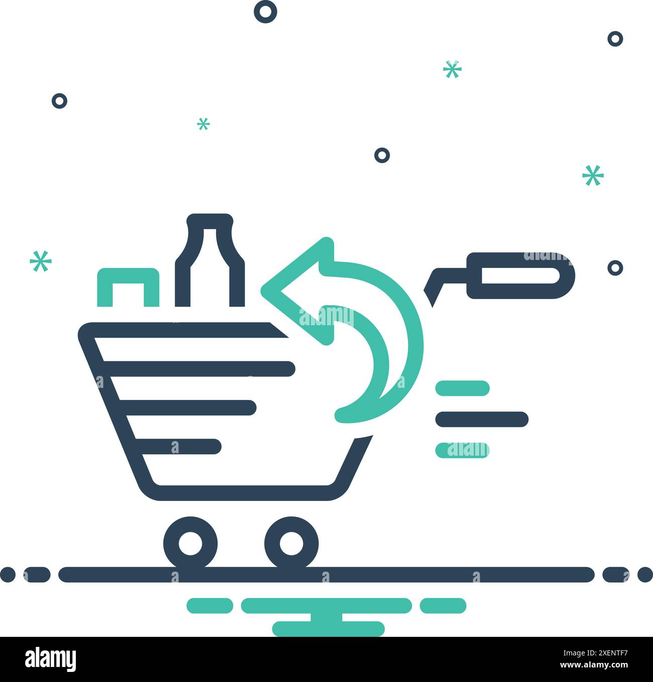 Icon for return,grocery Stock Vector Image & Art - Alamy